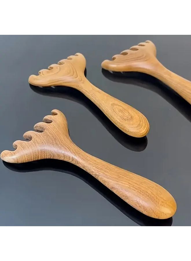 Polypropylene Scalp Massage Tool Handheld Spine Scratcher For Hair Care Wellness Relaxation 1pc - Image 2